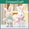 Hoodie Bunny Plush Keychain Toy Doll Cute Gift For Kids And Backpack Decoration