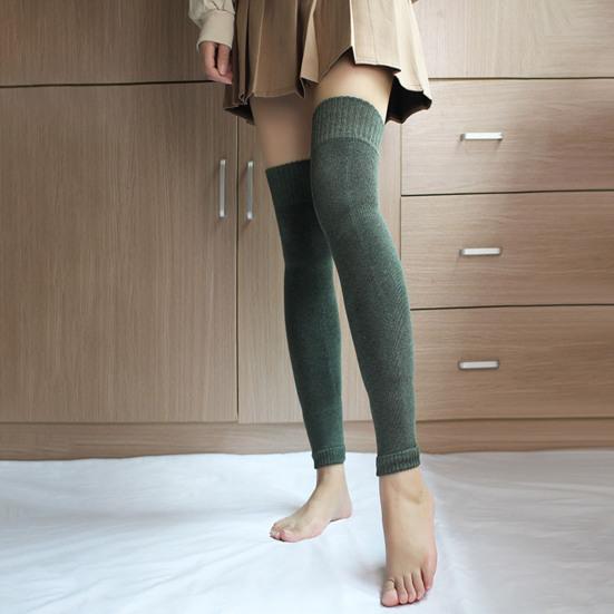 Женские носки, длинные носки на каждый день, утолщенные носки выше колена, тонкие сенсорные носки для повседневного ношения