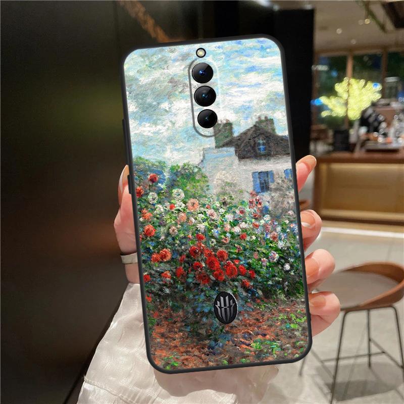 Чехол с картиной Клода Моне для ZTE Nubia Red Magic 8S 8 9 Pro Plus Red Magic 6 7 Pro 6S 7S Pro 5G 5S 6R Funda