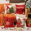 New Christmas Pillow Case Living Room Sofa Holiday Decoration Gnome Print Pillow Bedroom Bedside Pillow