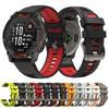Силиконовый ремешок для часов Garmin Instinct 3 50 45 мм /Descent G2/Fenix 8 E 7X/Tactix 8 7 Pro/Enduro 3 QuickFit 22 мм 26 мм