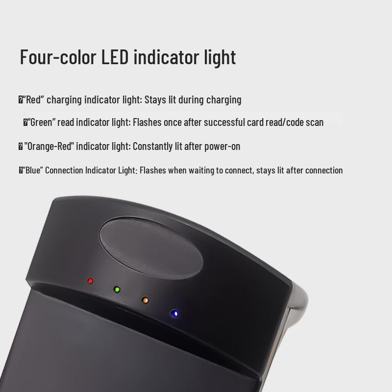 Ручной UHF RFID Bluetooth сканер-ридер штрих-кодов и QR-кодов