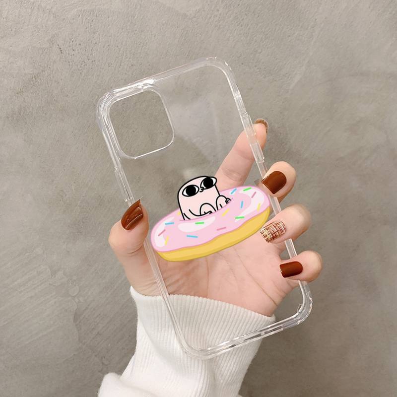 Pink Cartoon Funny big eyes ketnipz Phone Case for iPhone 11 12 13 mini pro XS MAX 8 7 6 6S Plus X 5S SE 2020 XR case