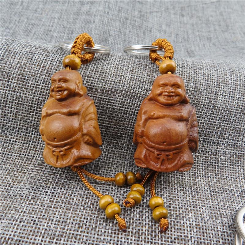 Брелок-подвеска в виде тыквы Pixiu из красного дерева с 3D-резьбой