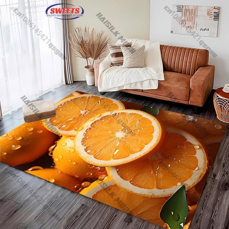 Colorful Fruit-Inspired rugs for Living Spaces carpet for home sofa bedroom, gift mats