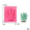 3D Mermaid Tail Seashell Seahorse Seaweed Turtle Dolphin Cake Decorating Tools Cupcake Topper Kitchen Marine Theme Fondant Mold