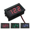DC 3-30V Digital Voltmeter Voltage Tester Gauge Green Bright LED Display Two Wires Volt Meter Monitor Car Motor Panel Mount