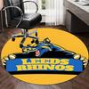 Personalized Leeds Rhinos Round Chair Office Rug - Perfect for Mat, Office Chair & More - Ideal Gift for Birthdays and Holidays
