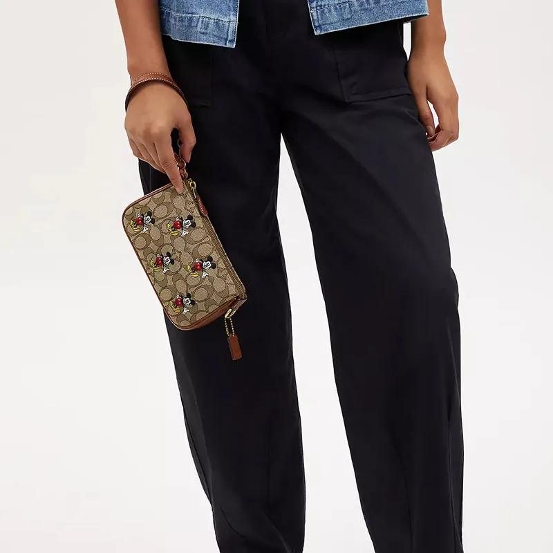 COACH Disney Nolita Leather Jacquard Shoulder Bag , Handbag , Shoulder Bag Small Women's (Unisex) Shoulder Bags CN507 B4R3U