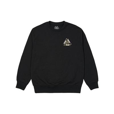 Palace Черные топы унисекс Basic A Tri-Ferg Crew P21CW008