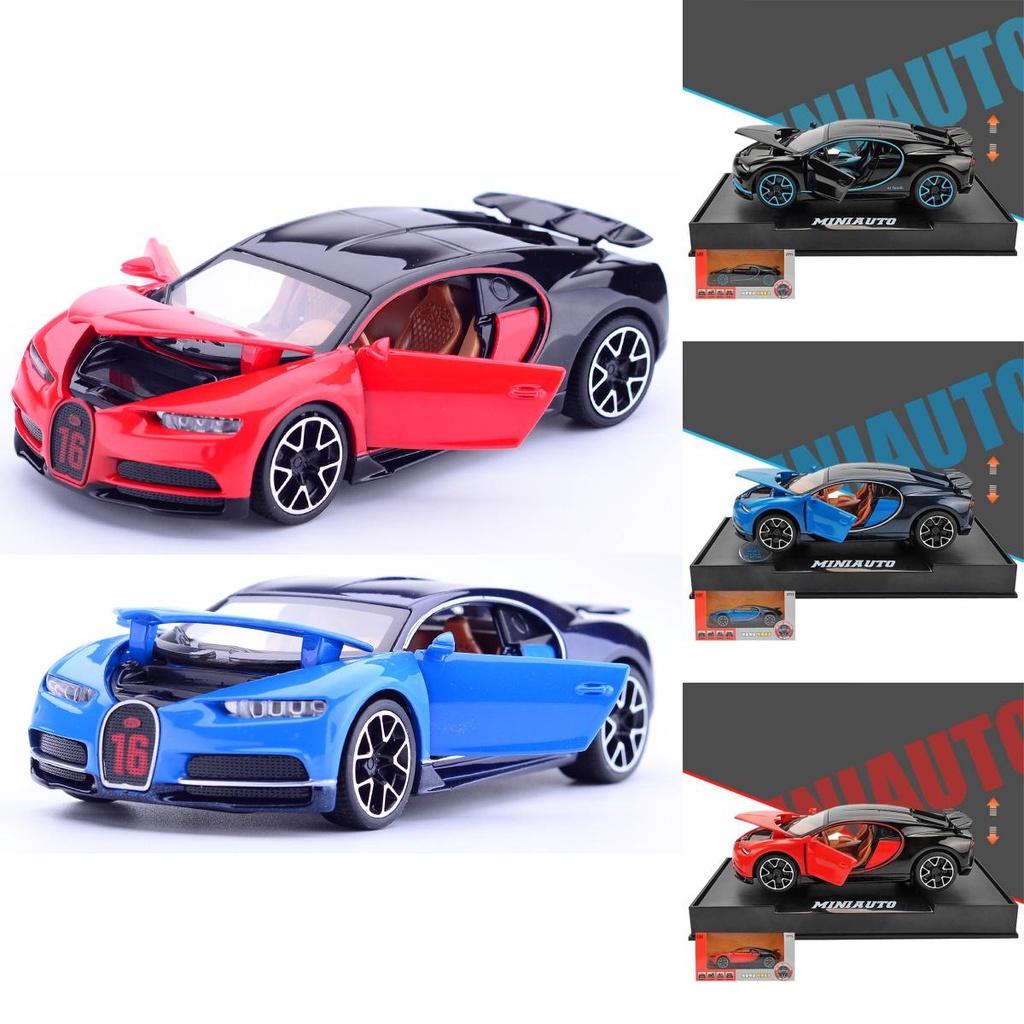 Изысканные Коллекции 132 Модель Сплава Литого Автомобиля Bugatti Gt Со Звуковыми И Световыми Эффектами