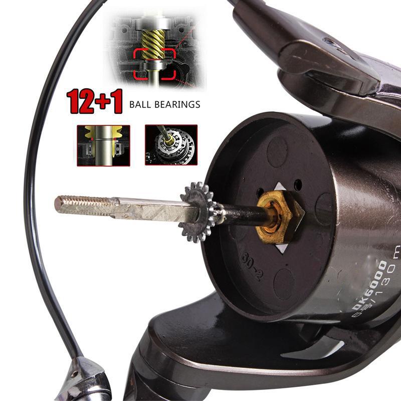 Спиннинговые рыболовные катушки — левая правая, передаточное число 5,2:1/5,1:1, 13BB, катушка для пресноводной и морской рыбалки