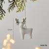 NUCHI Mini Ceramic Christmas Tree & Ornaments Set – Santa, Snowman, and Holiday Decorations