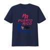 2023 Puerto Rico World Baseball Classic Fan T Shirt Vibrant Design with PR Logo and Colorful Pinwheel vintage Washed streetwear