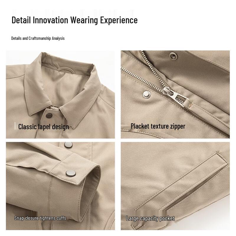 SHANSHAN Men's Spring 2026 Business Casual Jacket
