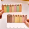 1 Piece Kawaii Stationery Kapibala Cartoon Marker Memo Pad Capybara Bookmark Flags Index Tab Sticky Notes Stickers