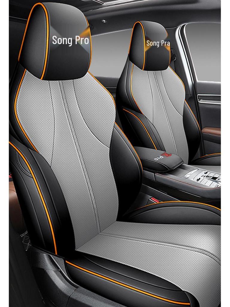 BYD Song PRO dm-i Universal Leather Car Seat Cushion: Four-Season Full Coverage