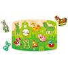 Puzzle À Boutons À La Ferme - HAPE - Animaux - Enfant - Multicolore