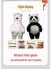 Inflatable Panda & Polar Bear Mascot Costume for Adults - Cartoon Puppet Outfit for Performances & Events