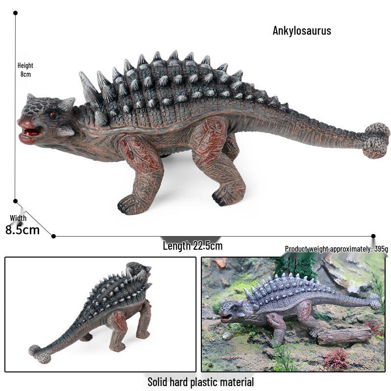 Dinosaur Model Set: T. Rex, Spinosaurus, Mosasaurus, Stegosaurus, Triceratops Cognitive Toys