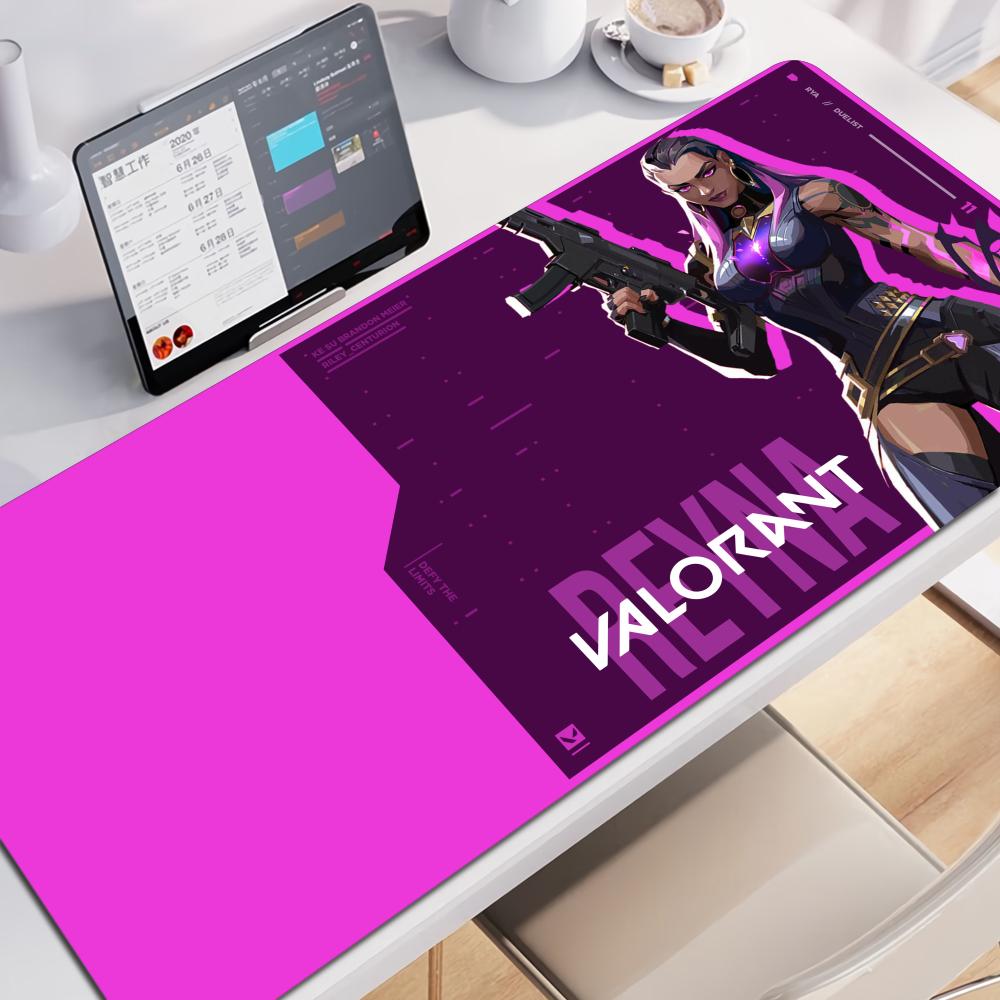 Reyna Valorant Коврик для мыши Игровой XL Большой HD Новый Домашний Коврик для мыши XXL Коврик для клавиатуры Мягкий Натуральный Каучук Офисный Ковер Коврик для мыши ноутбука