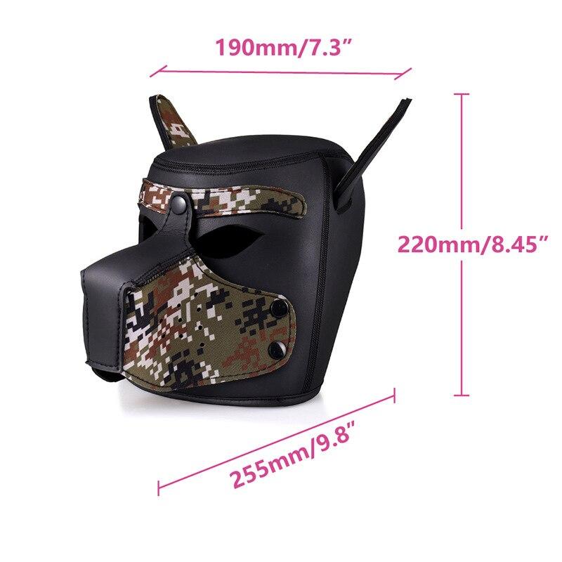 Женская карнавальная маска на Хэллоуин, сексуальная маска для взрослых, косплей, ролевая игра, маска на всю голову для собаки, мягкая латексная резиновая маска для щенка для лица