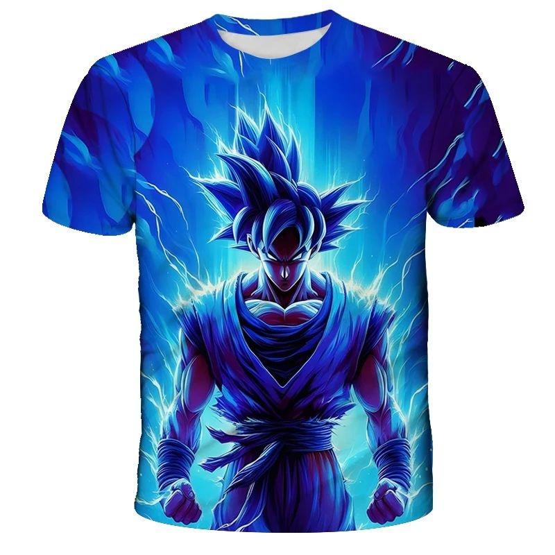 2026 Anime Dragon Ball Son Goku 3D Print Kids T Shirt Summer Fashion Casual T-shirt Boy Girl Unisex Children's Clothing T shirt