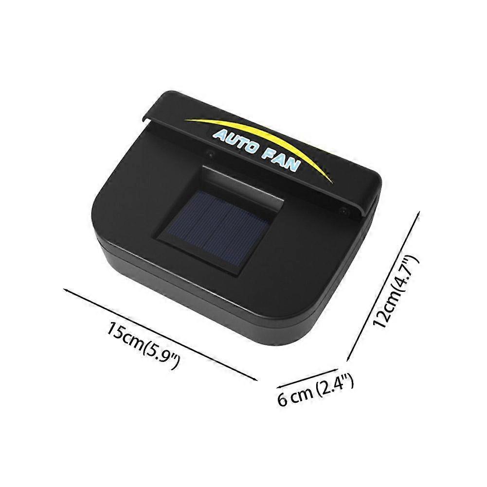Solar Car Exhaust Fan Auto Window Ventilation Heat Removal Air Circulation