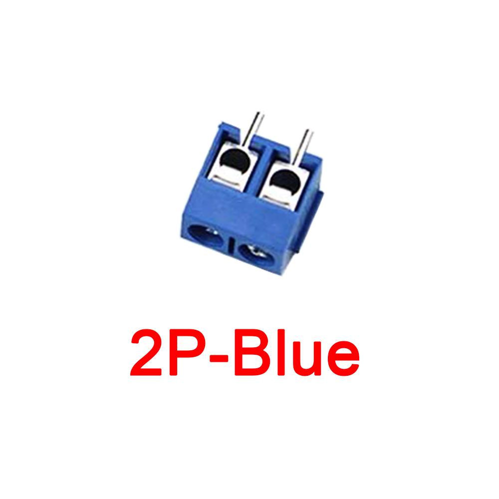 20 шт. KF301 KF301-2P KF301-3P KF301-4P KF301-5.0 для крепления на печатной плате синий зеленый шаг 5,0 мм прямые контакты комбинированный винтовой клеммный блок разъем
