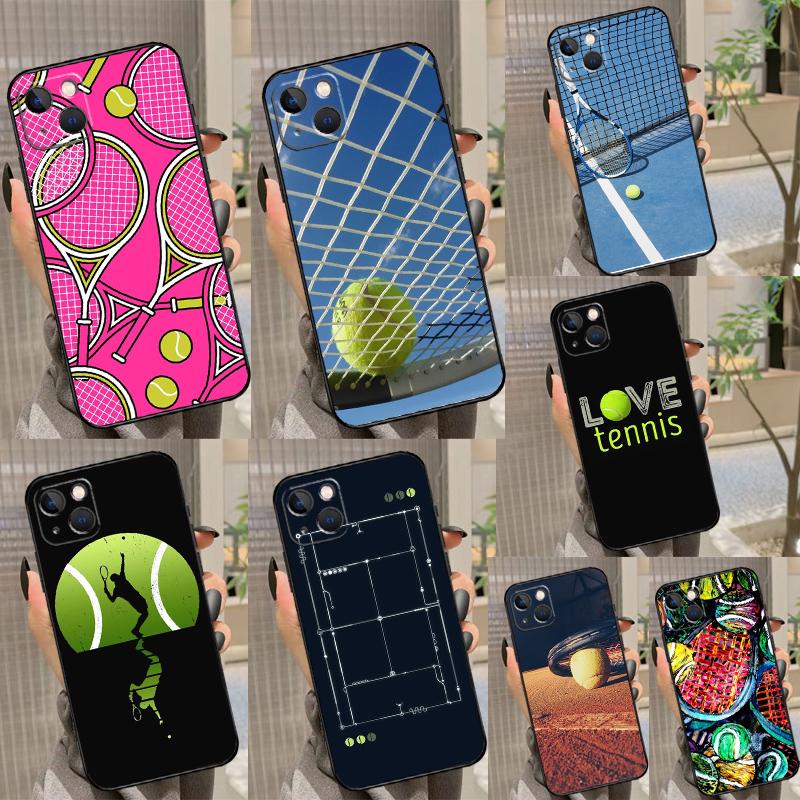 Спортивный чехол для телефона с рисунком теннисного мяча для iPhone 17 17Air 16 15 14 13 11 12 Pro Max 12 13 Mini 16E Ударопрочный чехол