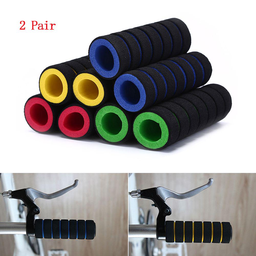 2 Pair Cycling Soft Non-slip Sponge Brake Clutch Lever Motorcycle Bike Handlebar Bicycle Grip Cover