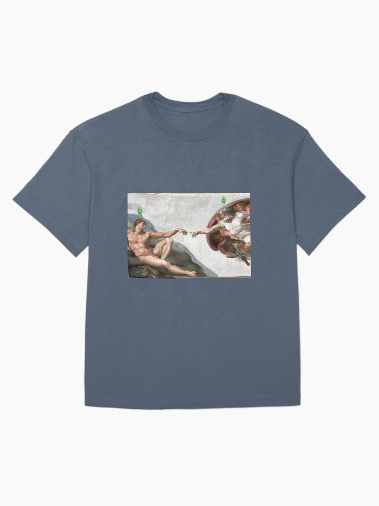 The Creation The Creation of Adam Sims Oversized T-Shirt