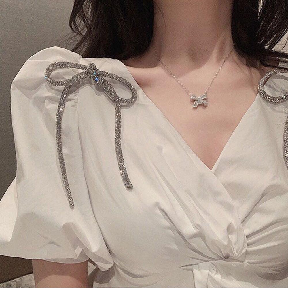 Shoelace Bridal Dress Bracelet Rhinestone Rhinestone Rope Full Rhinestone Pipe Glass Crystal Cord