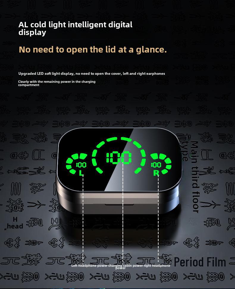 Bluetooth HD Mirror Display Гарнитура YD03 - Большая емкость беспроводного шумоподавления YDmini Наушники