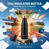 Insulated Stainless Steel Water Bottle, Leak‑Proof Thermos Cup for School Students, Portable Travel Vacuum Flask