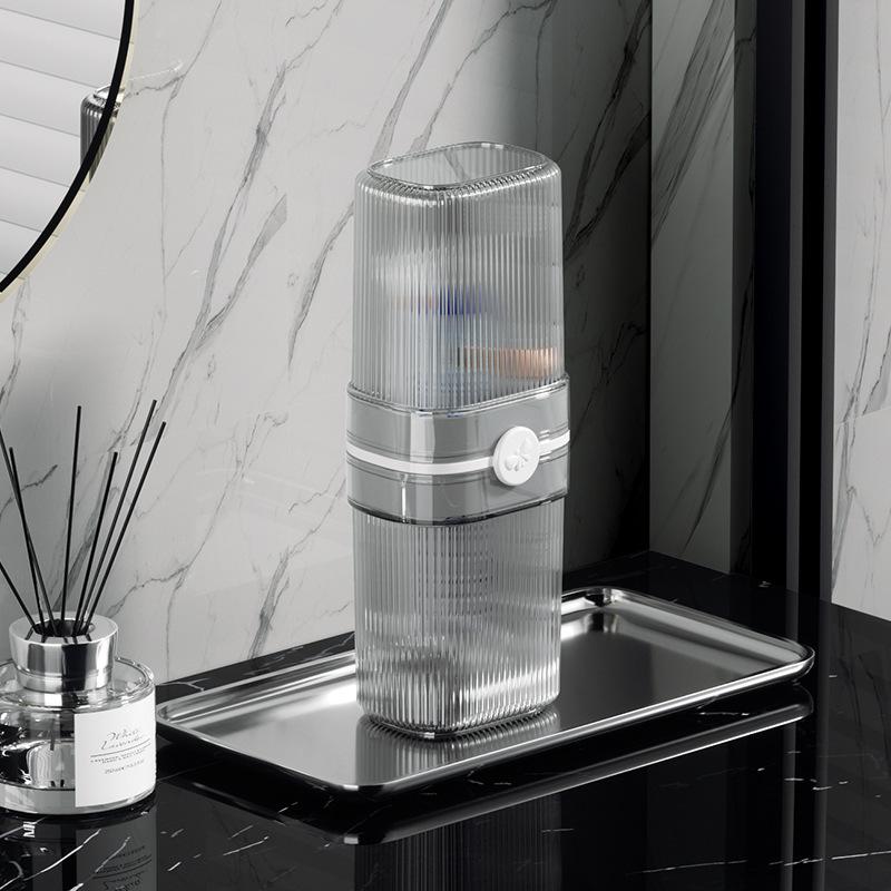 Дорожный бокс для хранения зубных щеток Стакан для полоскания рта Портативный дорожный набор стаканов для полоскания рта Хранение зубных щеток