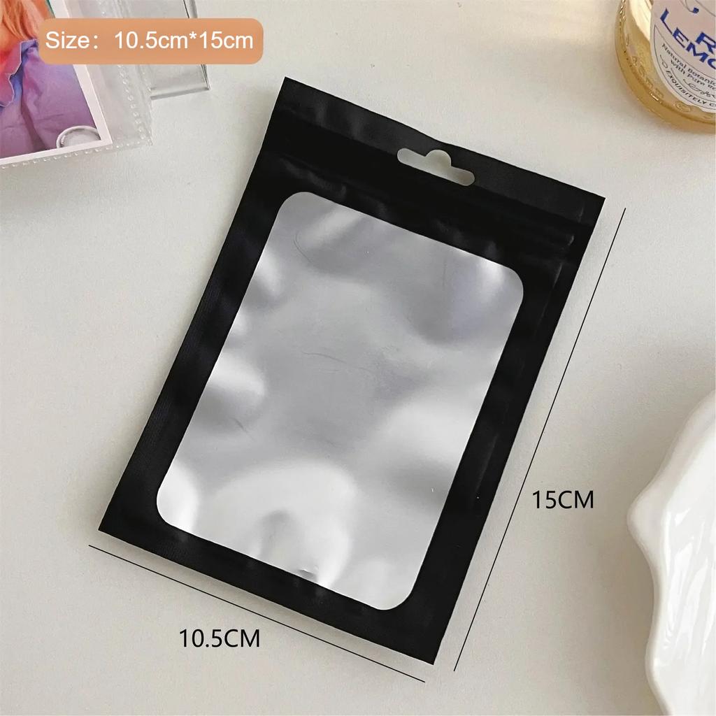 5/10 шт. Упаковочный пакет, алюминиевая фольга, полиэфирная пленка, полупрозрачная голографическая радужная пленка, герметичный пакет с лазерной застежкой-молнией