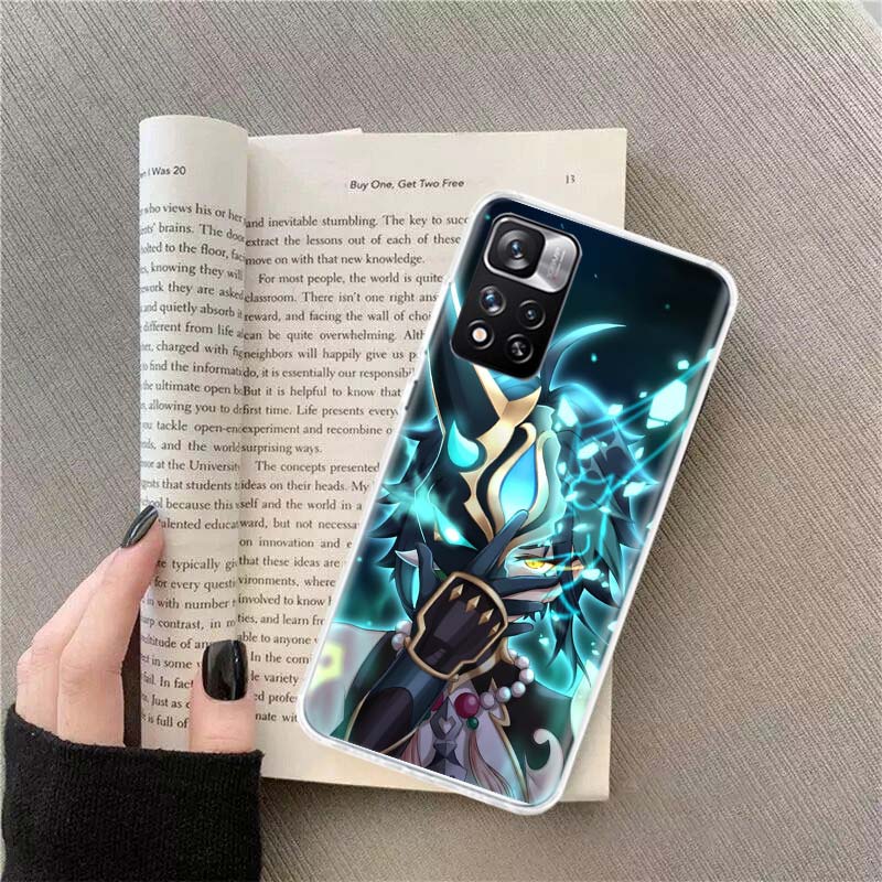 Чехол для телефона Xiao Genshin Impact для Xiaomi Poco X4 F4 GT X3 NFC X5 X6 X7 Pro 5G M5 M5S M3 F5 Mi F6 F3 F2 F1 Чехол Coque Fundas TP