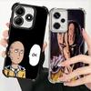 Мягкий чехол для телефона Saitama King из One P-Punch-Man для Xiaomi Redmi Note 14 15 Pro Plus 13 12 11S 11T 5G 10 9S 9 Покрытие Защита от падения Fu