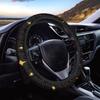 Car Supplies Steering Wheel Cover Car Decoration Black Star Moon Four Seasons General Car Handle Cover Can Be