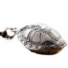 Ретро Кулон в виде богатого черепахового панциря, Модный мужской кулон в виде черепахового панциря, который можно открыть, с веревочными аксессуарами