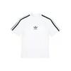 Женская белая футболка Adidas Originals, приталенная, 723782TNVP21156