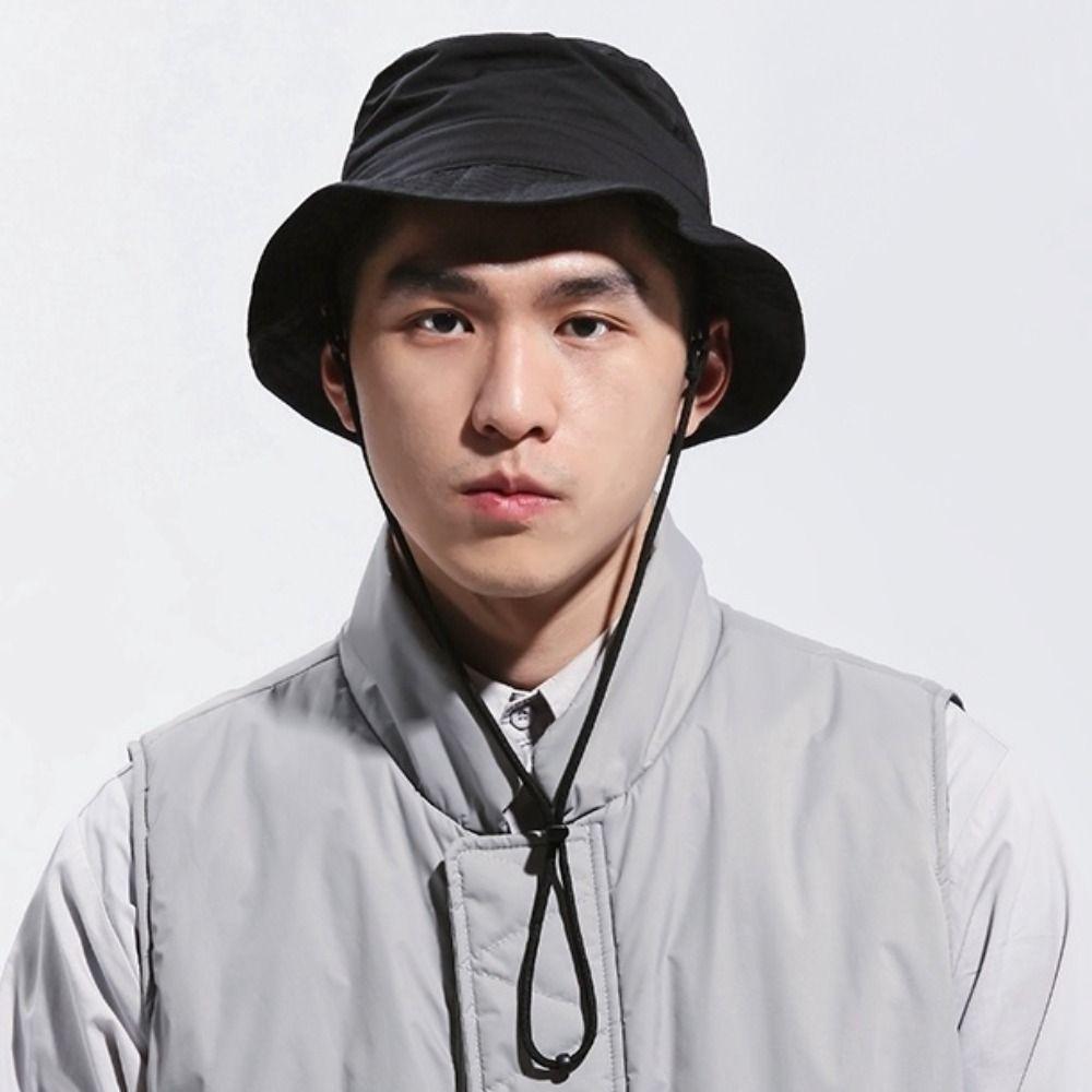 Breathable Camping Hiking Cap Sun Protection Outdoor Sun Hat Men's Fisherman Hat Four Seasons