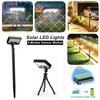 Solar Motion Sensor Lights Outdoor Pathway Lights Garden Light Adjustable Angle Rechargeable for Walkway Driveway Sidewalk Patio