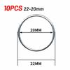 Переходное кольцо для пильного диска 10 шт. Шайба для резки пилой Переходное кольцо для внутреннего отверстия Шайба для изменения апертуры диска 25,4-16 22-16 25,4-20 20-16