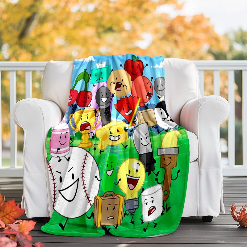 Inanimate Insanity printed throw blanket—lightweight,soft,warm;versatile blanket for all seasons—perfect as &air-conditioning throw,nap blanket