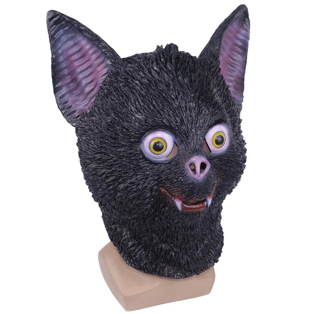 Halloween Horror Vampire Bat Mask, Scary Prank Props, Latex Animal Mask, Bat Monster Headgear