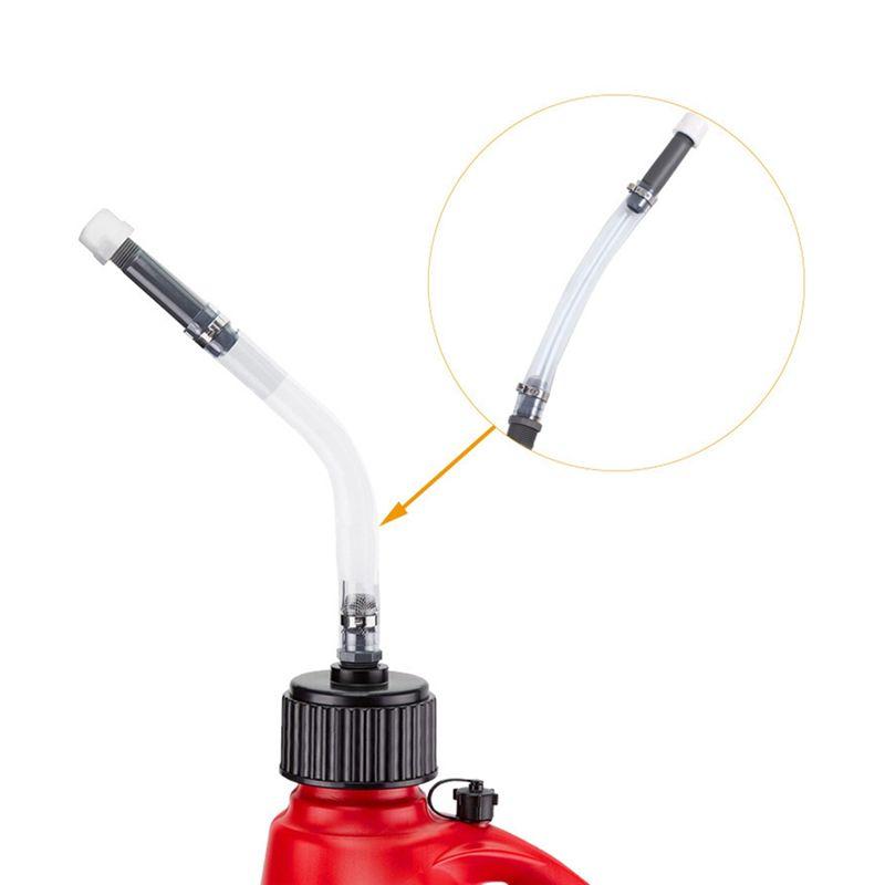 AEF2-Racing Fuel Jug Hose - Gas Can Spout For 5 Gallon With Upgraded Filter Design