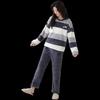 EerShuang Women's Plush Thickened Thermal Pajama Set