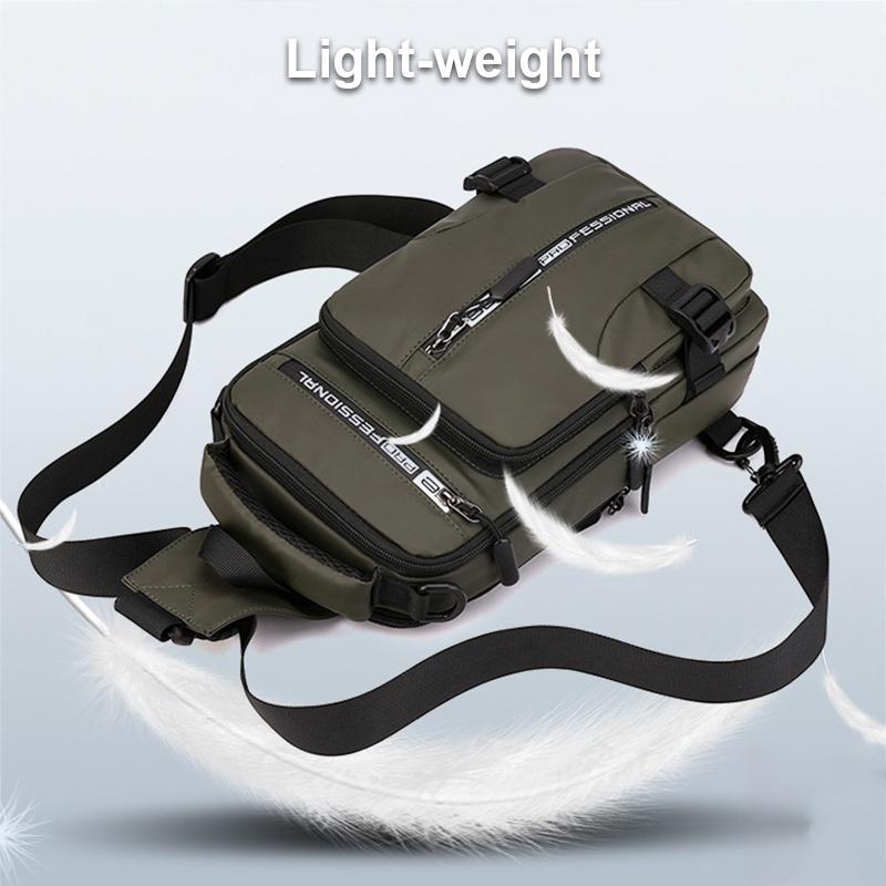 Сумка через плечо для мужчин и женщин, маленькая сумка через плечо, водонепроницаемый рюкзак через плечо, легкая сумка через плечо для походов и путешествий